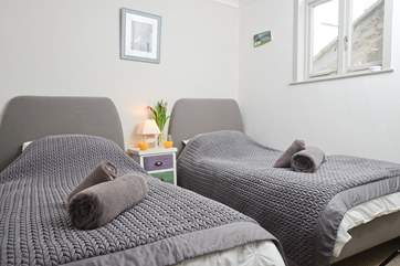The twin bedroom.