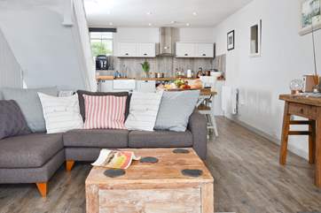 And equally gorgeous open plan living-area.