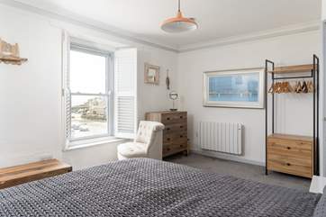 Sea views from the main bedroom (Bedroom 1).