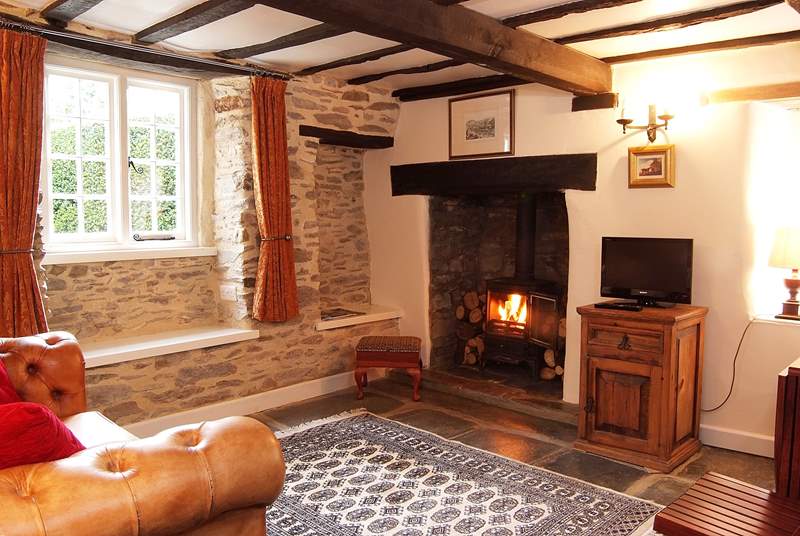This is a great place to come back to after a bracing walk. As expected with a cottage of this age, there are low ceilings, beams and lintels - take care if you're tall!