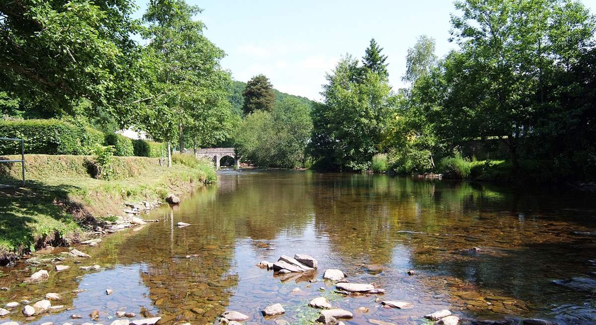 The River Barle flows through Dulverton - there are some lovely walks alongside it.