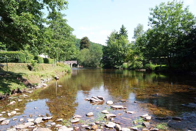 The River Barle flows through Dulverton - there are some lovely walks alongside it.