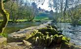 The ancient clapper bridge, of Tarr Steps is just a few miles from Dulverton.  Have a beautiful walk along the river and stroll across this historic monument. - Thumbnail Image