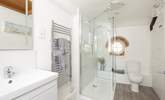 The modern shower-room is bright and spacious. - Thumbnail Image