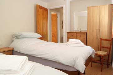 This is the twin bedroom.