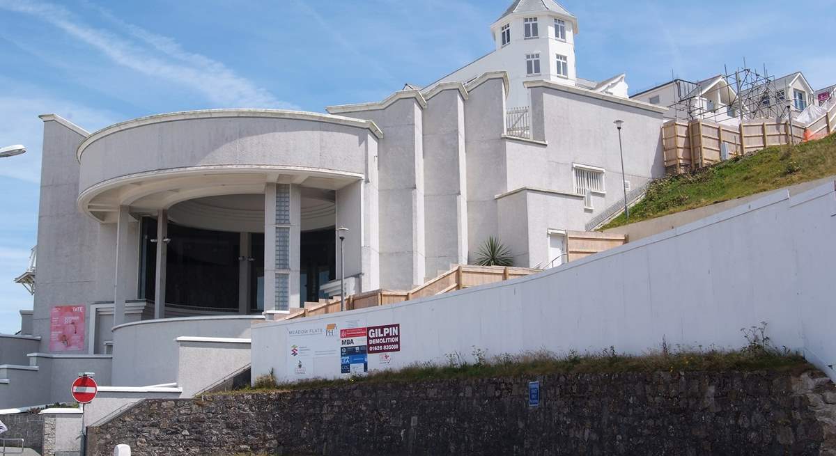 The Tate Gallery at St Ives is two miles away.