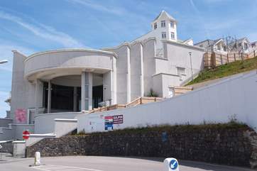 The Tate Gallery at St Ives is two miles away.