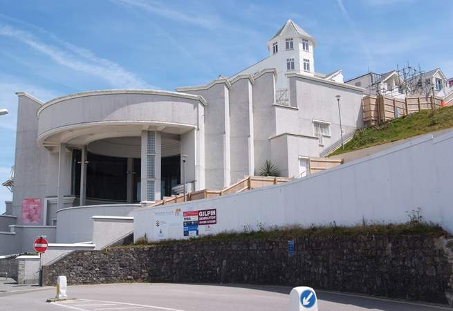 The Tate Gallery at St Ives is two miles away.