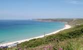 Sennen Cove along the coast. - Thumbnail Image