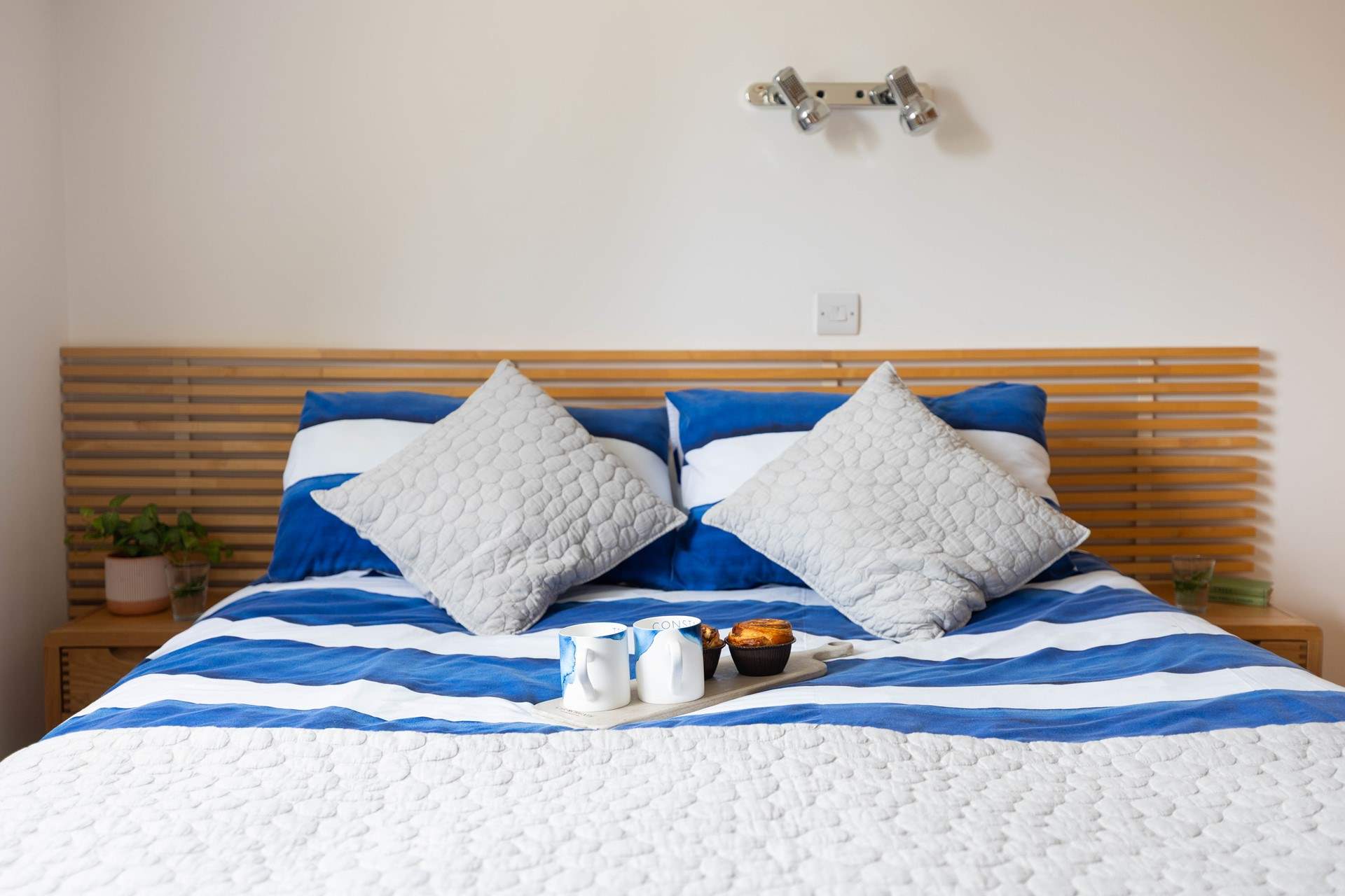 Relax, enjoy a morning coffee in bedroom 1.