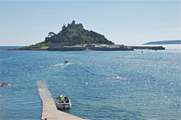 50 yards from The Cottage - going to the Mount at high tide.