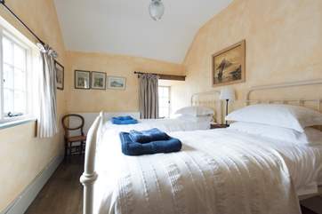 The twin bedroom.
