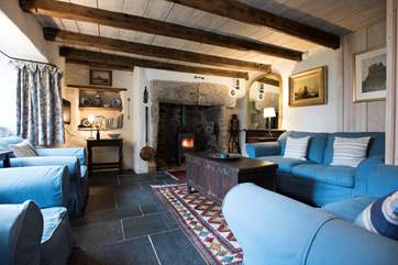 The sitting-room.