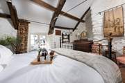 Bedroom 1 has a fabulous super-king bed for a restful night's sleep.