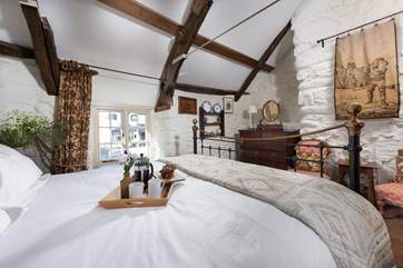 Bedroom 1 has a fabulous super-king bed for a restful night's sleep.