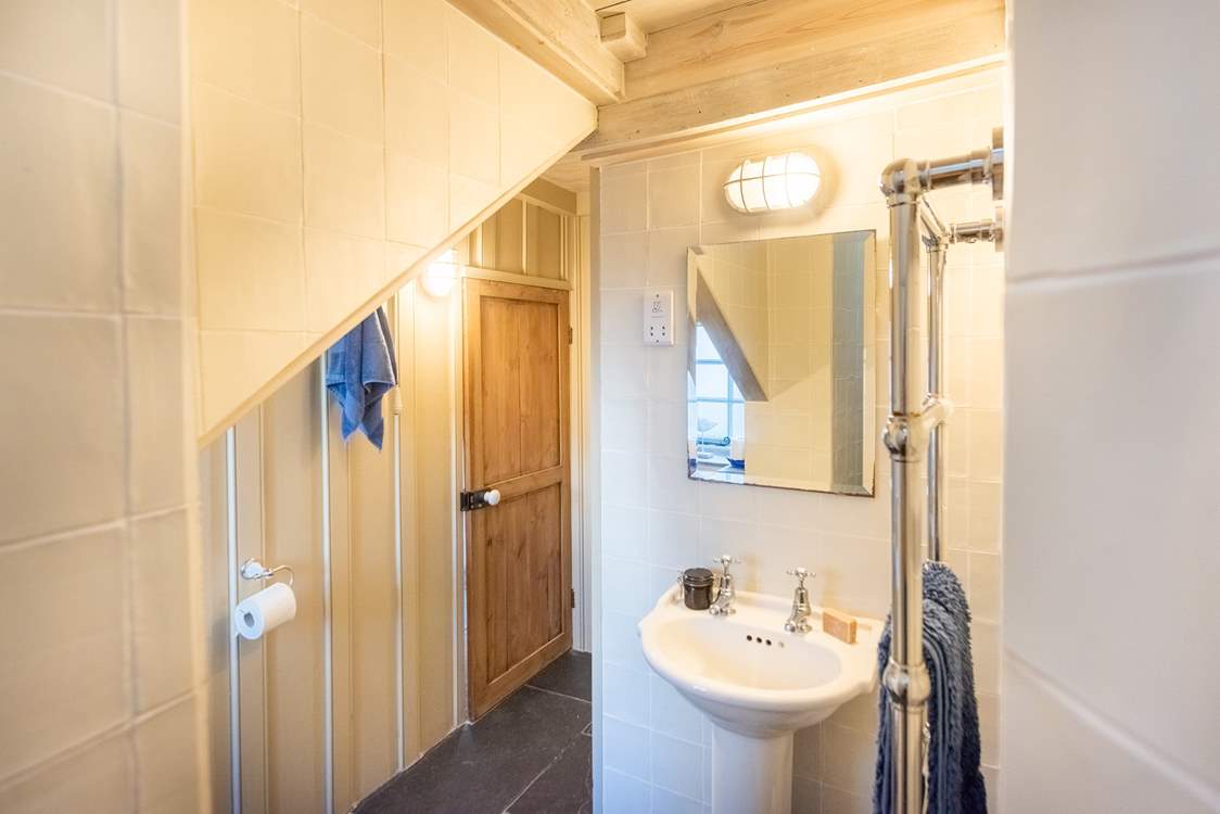 The handy ground floor wet-room.