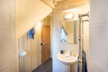 The handy ground floor wet room.