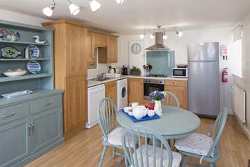 The spacious kitchen/diner.