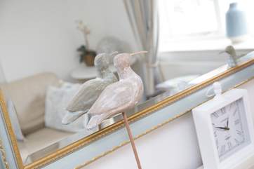 Nautical touches throughout the cottage.