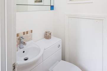 The ground floor cloakroom.