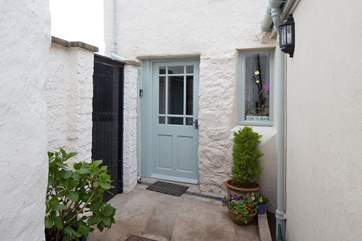 The front door.