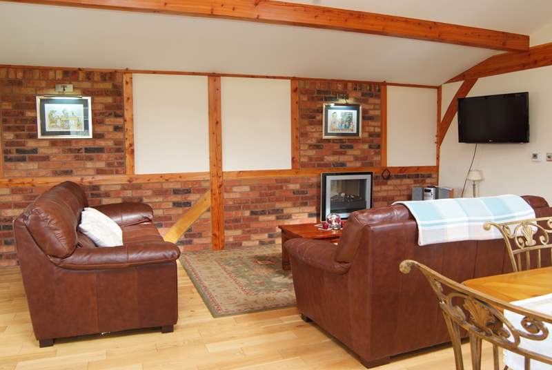 Another view of the living-area of this open plan property.