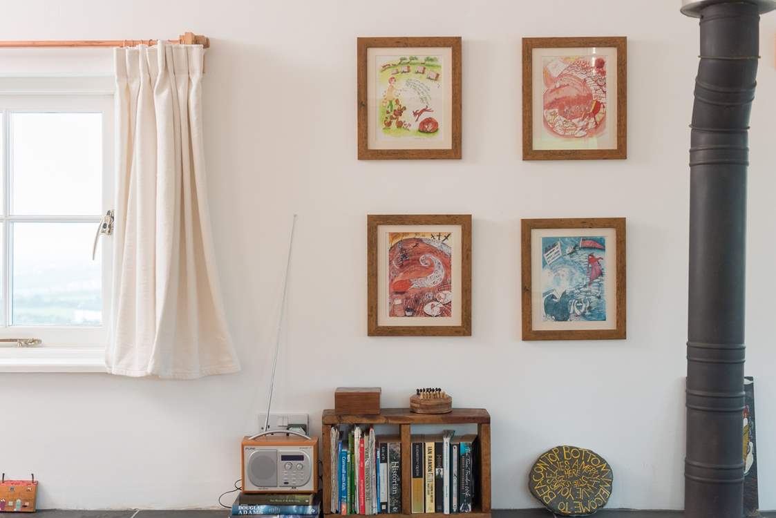 The owner sells her artwork locally...you'll be tempted to take some home as a lovely memento!