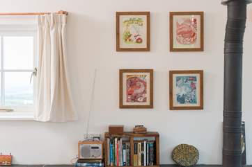 The owner sells her artwork locally...you'll be tempted to take some home as a lovely memento!