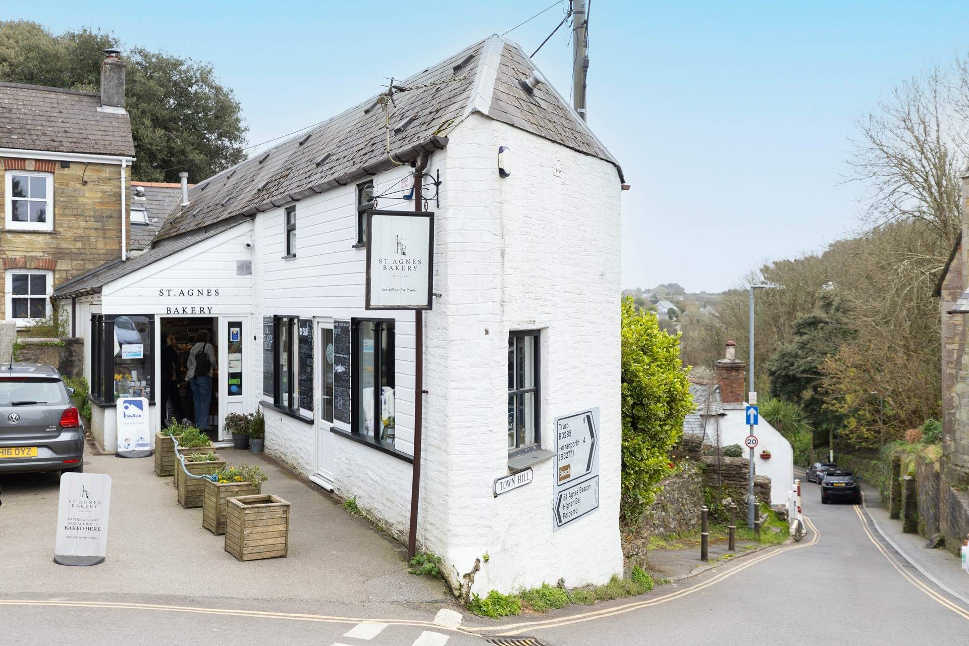Make sure you visit the St Agnes Bakery. 