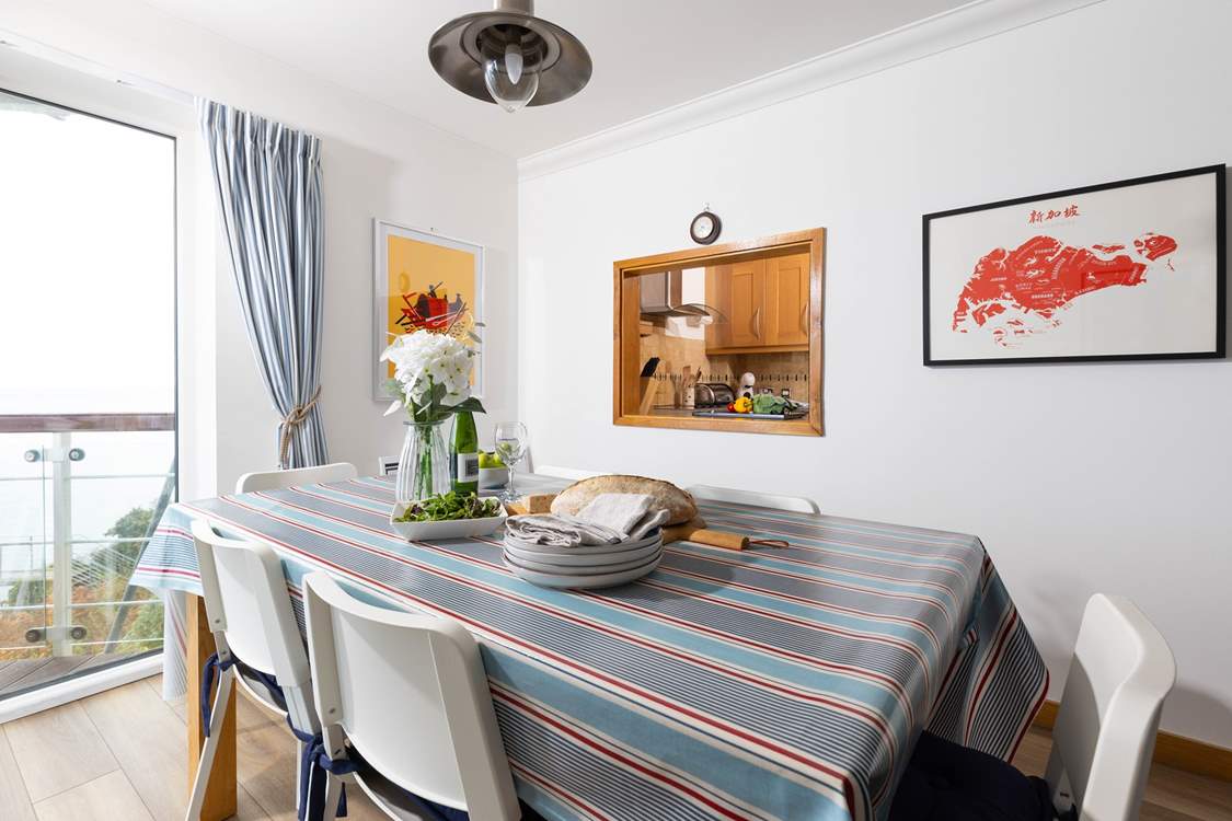 A great spot to enjoy leisurely meals.