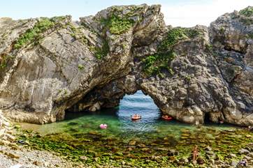 Lulworth Cove is certainly worth the trip.