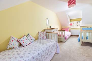 This fun children's room is sure to be a hit!
