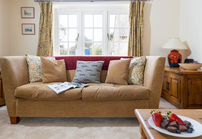 Sink back in to the comfy sofas.
