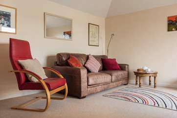 The comfortable sofa to snuggle up on after a day exploring.