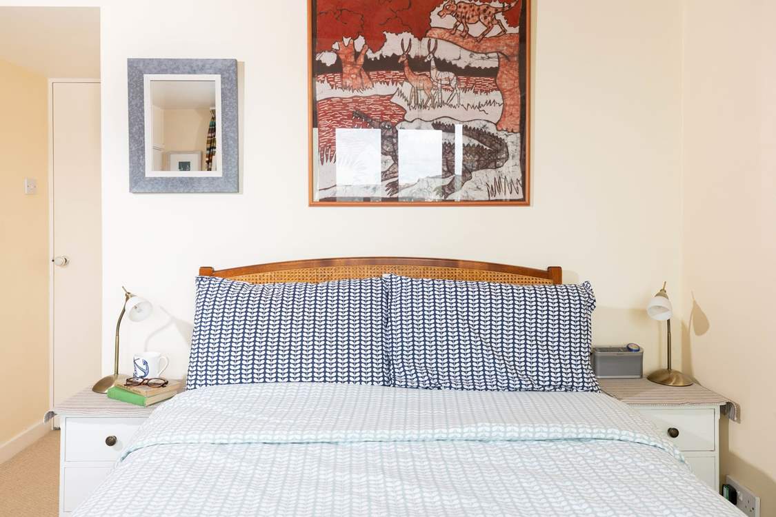 Snuggle up with a cup of tea in bed.