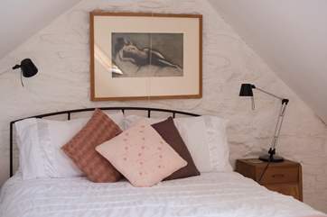 The double bed.