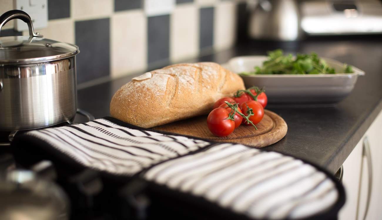 Cooking up a treat for friends and family is a pleasure in this lovely contemporary kitchen.