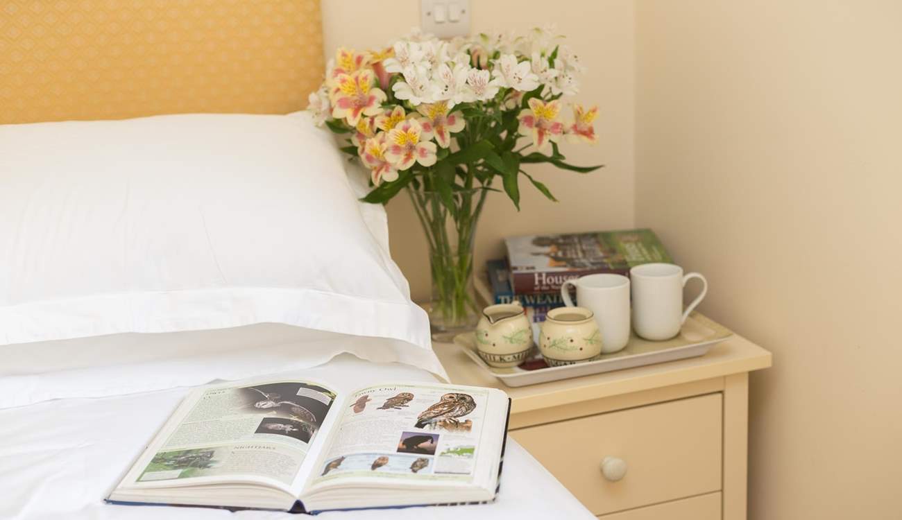 You will start each day relaxed and refreshed.