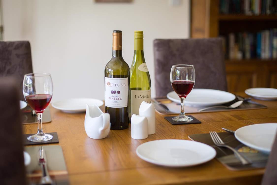 This really is just the place for an elegant dinner to celebrate your holiday.