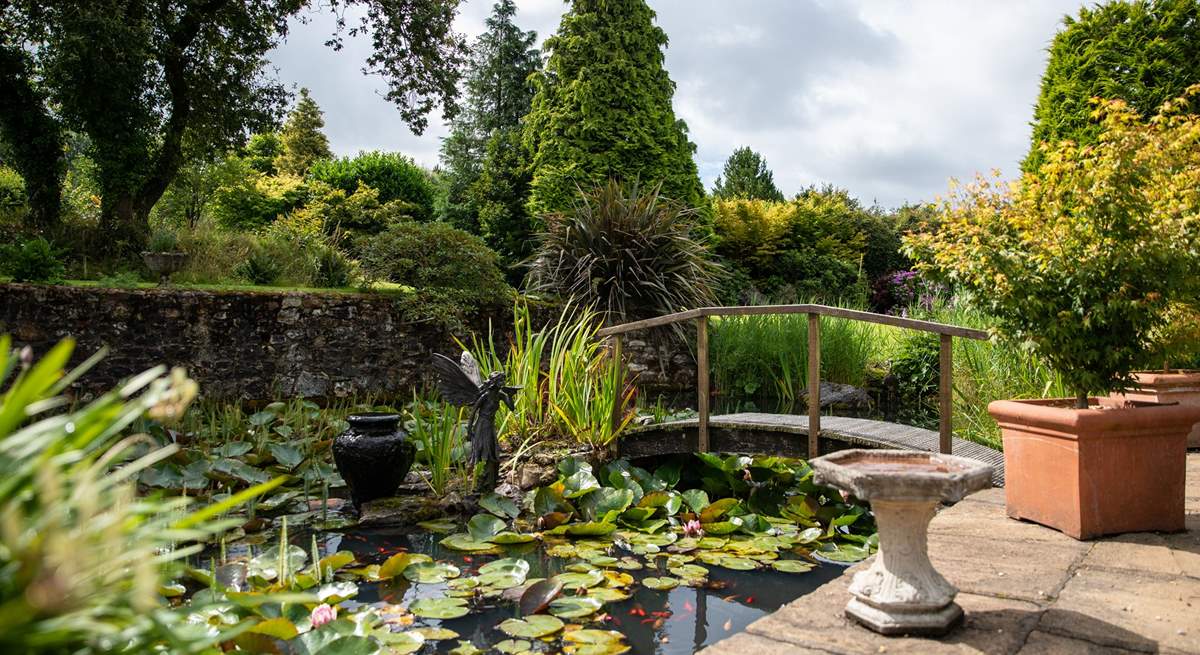 The pond and wildlife within are breathtaking.