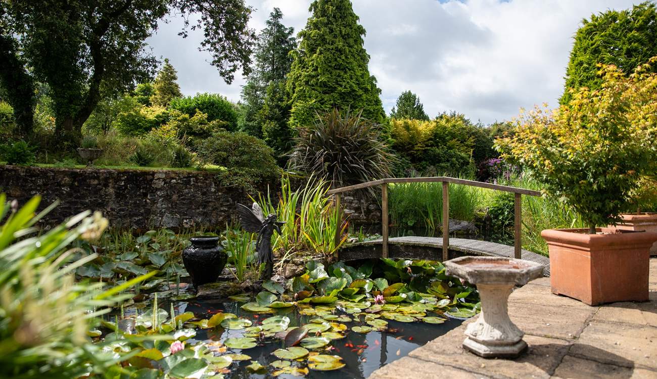 The pond and wildlife within are breathtaking.