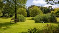 There are many tranquil and tucked-away private places for you to sit in the gardens. 