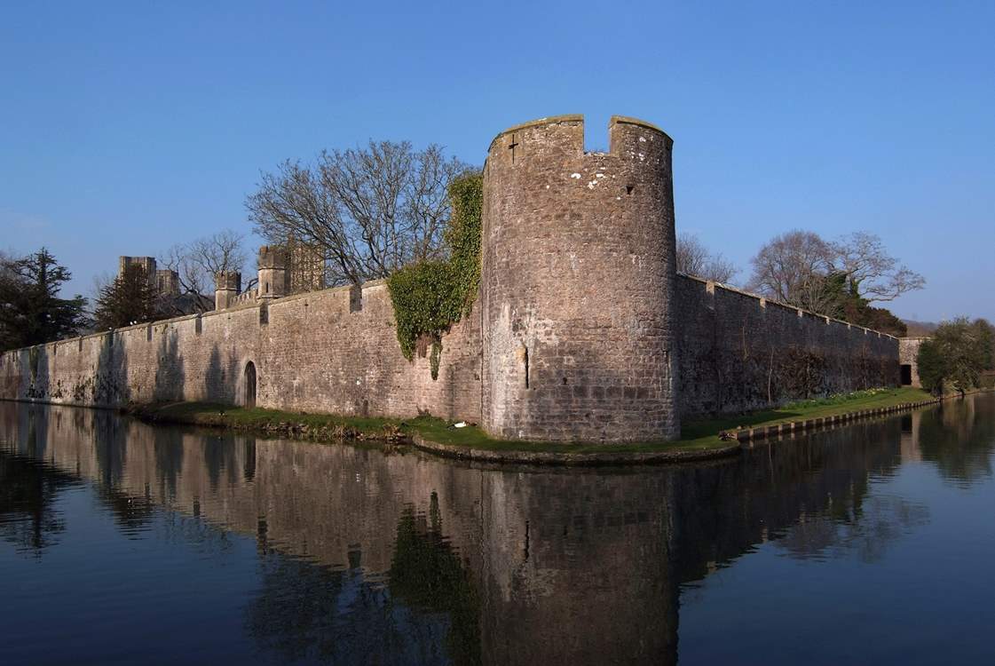 The Bishop's Palace at Wells comes complete with a moat.