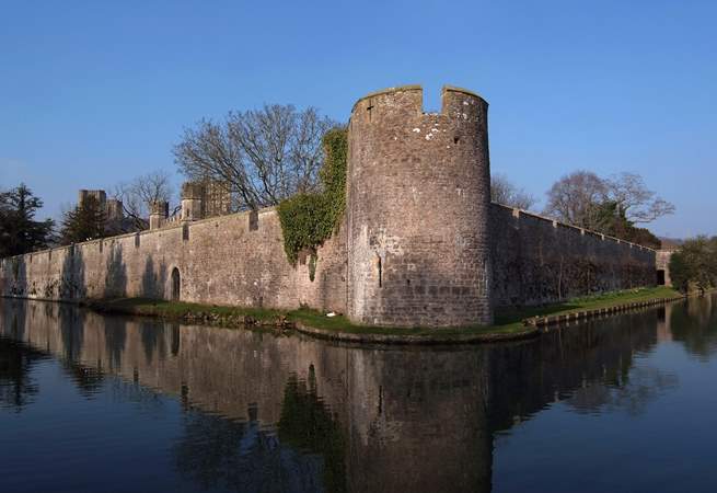 The Bishop's Palace at Wells comes complete with a moat.