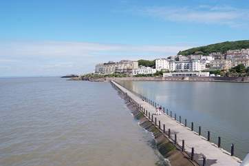 There are lovely places to visit both inland and along the north Somerset coast. This is Weston Super Mare.