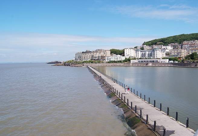 There are lovely places to visit both inland and along the north Somerset coast. This is Weston Super Mare.
