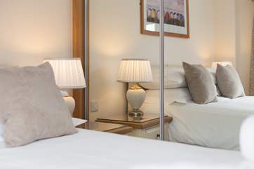 Calm, neutral colours add to the tranquility here.