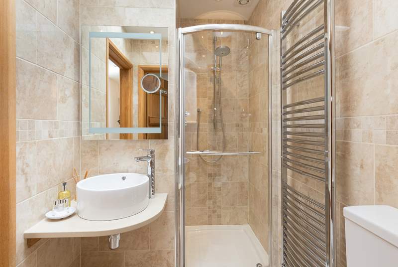 The shower-room can also be accessed from the corridor.
