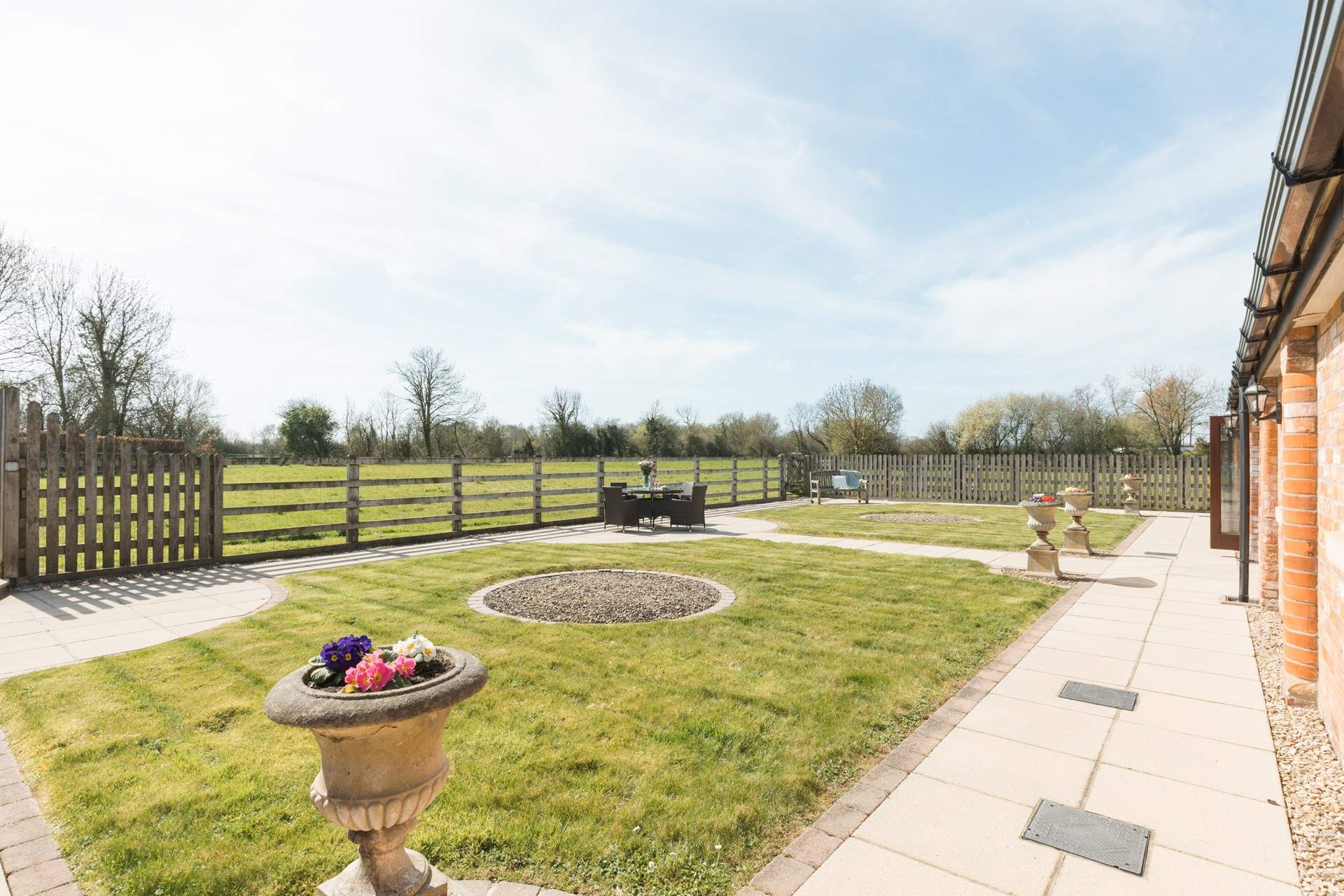 Totally private and enclosed for your enjoyment.