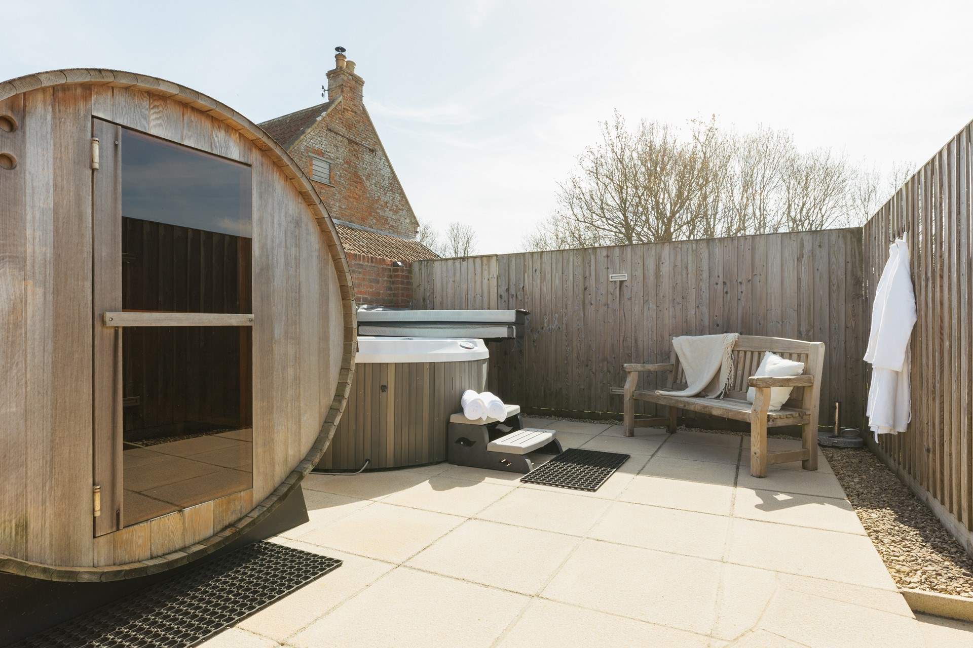 Take a quick dip, or relax in the sauna - the choice is yours!